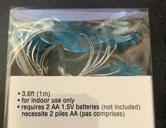 Lot 2 boxes Spaceships Operated LED Indoor Kids Bedroom String Lights