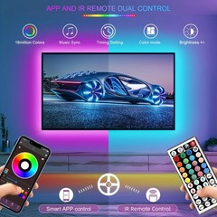 LED Strip Lights, Smart Light with App Remote Control, RGB LED Lights for room