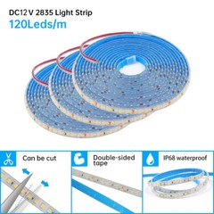 LED Strip Light 12V IP68 Waterproof SMD 2835 For Outdoor Swimming Pool Lighting