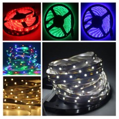5 Meter 300Leds Non-Waterproof RGB Led Strip Light 2835 DC12V 60Leds/M Flexible