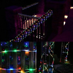 33ft 100 LED Strip Rope Light Tube String Outdoor Garden Party Decoration Lights