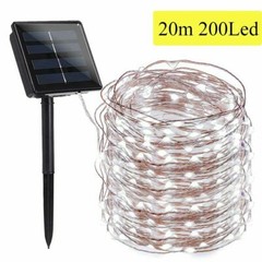 Outdoor Solar Fairy Lights String Copper Wire Waterproof Garden Decor 100/200LED