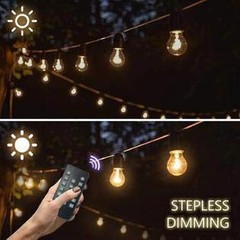 SUNTHIN 240W Outdoor Dimmer for String Lights, Wireless Remote Control Dimmer…