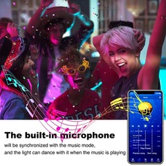 LED Strip Lights, Smart Light with App Remote Control, RGB LED Lights for room