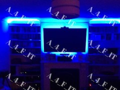 Multi-Color LED Glow RGB Strip Light 16FT Stair Cabinet Bedroom Living Room Home