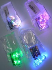 Unbranded LOT OF 4 LED String Lights Four Colors 6.5 Feet EACH (BIN G510)