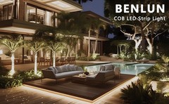 24V COB LED Strip Light Outdoor Waterproof 65.6ft (2 Rolls of 32.8ft), 3000K …