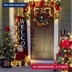 NEROSUN 50 LED 16FT Battery Operated Christmas String Lights 8 Modes Warm White