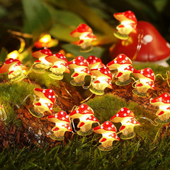 Mushroom Lights Room Cottagecore Decor: Gifts for Teen Girls Boys Kids, 10FT 30L