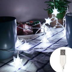 LED Star Fairy Lights Outdoor Chain Lights Garland Bulb String Lights Party Home