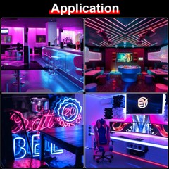 110V 6*12mm Slim Neon LED Light Strip Waterproof Flexible Rope Tube Outdoor Deco