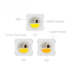 SK6812 RGBW Led Strip Light 4 in 1 Similar WS2812B 1m 5m Individual Addressable