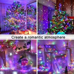 100-400 LED Solar Fairy Lights Xmas Garden Outdoor Party Decoration Christmas