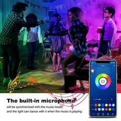 TJOY LED Strip Lights, Smart Light with App Remote Control, RGB LED Lights for