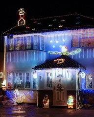 Blue 10 Tubes 240 LED Raindrop Lights Meteor Shower Icicle Lights-Cascading Rain