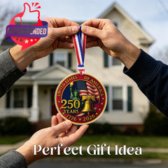250 Anniversary Usa Ornament, United States 250 Years American Anniversary