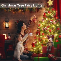 Battery Operated 50 LED Fairy String Lights with Remote – Elegant Indoor/Outdoor