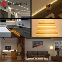 FCOB LED Strip Light 336/480/528 LEDs 12V 24V High Density Dimmable CRI 90