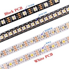 5V 12V SK6812 RGBW 4in1 Full Color LED Strip Light Pixel Individual Addressable