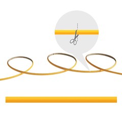 5V 12V 24V 2mm 3mm 4mm Ultra Slim COB LED Strip Lights DIY mini Figure 480LED/m
