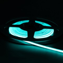Super Slim 3mm Width COB Tape Lights Ice Blue Color 12V LED Light Strip 480LED/m