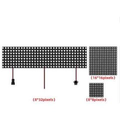 DC5V WS2812B 5050 RGB Flexible LED Panel Matrix Display Screen Addressable Light