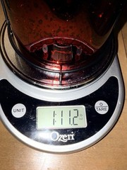 OB 8″ Red Mercury Glass Lighted Hanging Jar/Lantern – Never Used