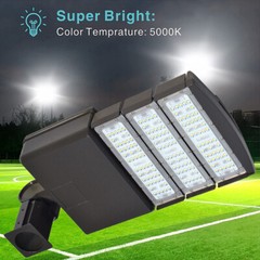 150W 300W LED Parking Lot Pole Light Commercial Outdoor Shoebox Area Light 5000K