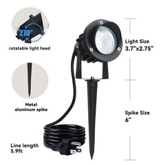 20W Dusk to Dawn Led Outdoor Light 120V 3000K 2000lm Warm White LED Spot Ligh…