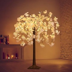 4ft Cherry Blossom Tree Lights LED Artificial Lighted Trees for Party Christmas