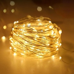 Battery Operated Copper Wire LED Fairy String Lights DIY Home Party Decorations