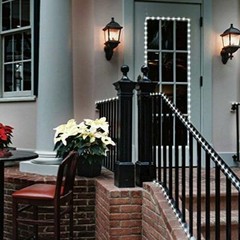Cool White Rope Light 10′ 25 50 100 150ft, Connectable Indoor Outdoor Waterproof