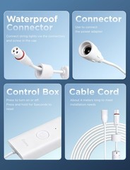 Govee Control Box for Govee Permanent Outdoor Lights 2(Non cuttable & Non-Pro Ve