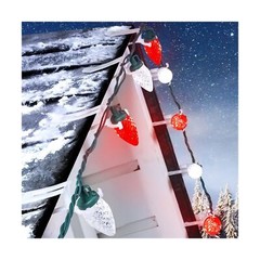 C9 Led Christmas String Lights, 68 Feet 100 LED Strawberry Roof Lights with 1…