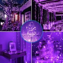 Outdoor Solar Fairy String Lights Copper Wire Waterproof Garden Decor 100/200LED