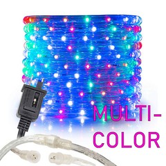 10/25/50/100/150FT Multi-RGB Thick LED Rope Lighting Accent Indoor Outdoor