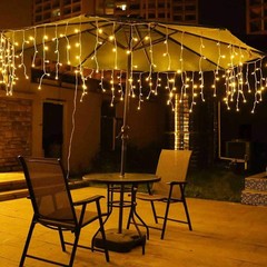 Christmas Lights Outdoor Decorations 96-960 LED 8 Modes Curtain String Light US