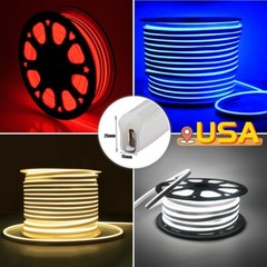 USA – 15*25mm IP67 LED Neon Rope Light Strip Indoor Outdoor Building Home Decor