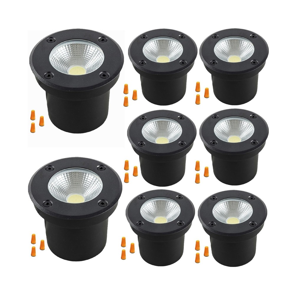 Outdoor In Ground Lights 110V 120V,IP65 Waterproof Well Light,7W 700lm,CCT Se…
