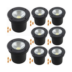 Outdoor In Ground Lights 110V 120V,IP65 Waterproof Well Light,7W 700lm,CCT Se…