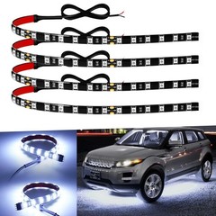 12v led Strip Lights 12″ Connectable White Led Light Strips for Cars Motorcyc…
