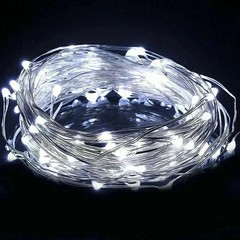 20/50/100 Battery Operated Copper Wire LED Fairy String Lights Christmas Wedding