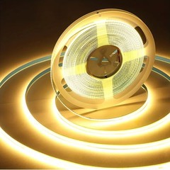 COB LED Strip Lights Flexible Tape Lights Home DIY Lighting Cold White 8mm Wide