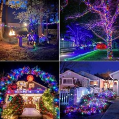100-400 LED Solar Fairy Lights Outdoor Garden String Party Waterproof Lamp Yard