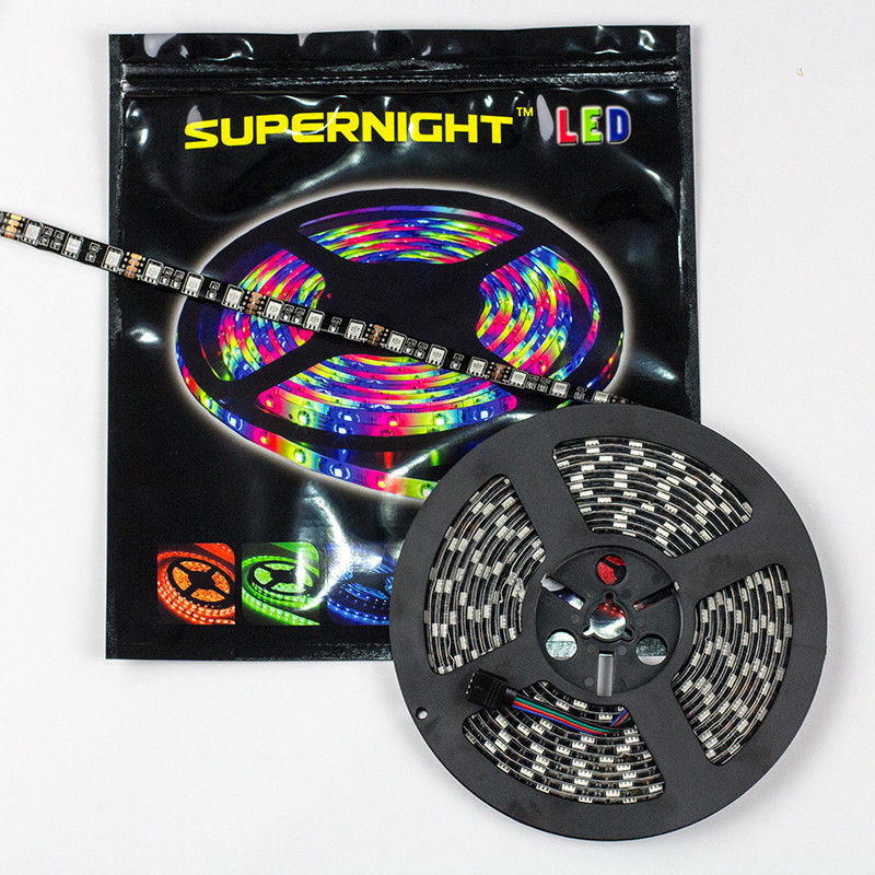 10 X Black PCB 16.4ft 300leds RGB 5050 LED Strip Light Non-Waterproof