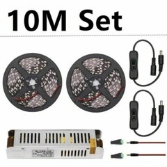 LED Grow Lights DC12V Waterproof Plant Growing LED Strip Light with Power Switch