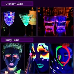 33ft LED UV Black Light Strip Kit, 600 Units UV Lamp Beads, 12V Flexible Blac…