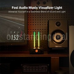 Fosi Audio AH-01A Music Visualizer RGB Music Rhythm Light with 2 Tubes os67