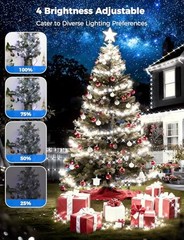 BRIGHTEVER CHRISTMAS DECORATIONS OUTDOOR, 360 FT 1100 LED CHRISTMAS – COOL