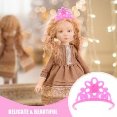 20Pcs Doll Crowns Crown Hair Accessories Baby Dolls Headwear Decor